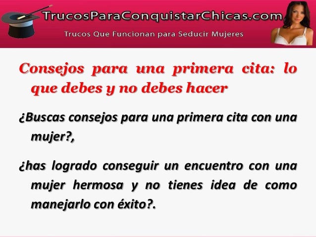 primera cita consejos para mujeres